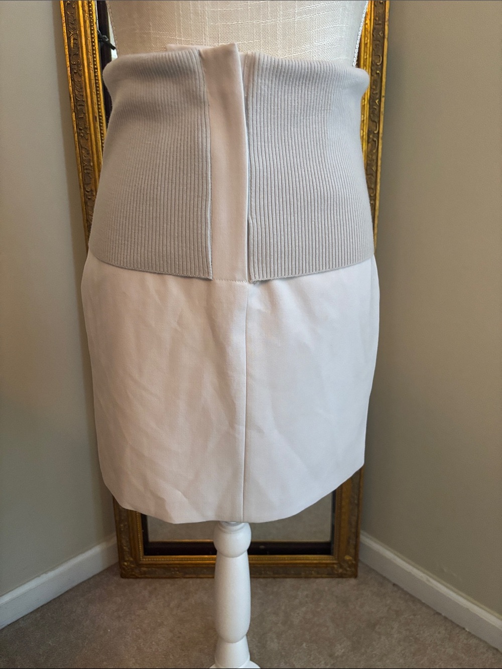 Tibi ribbed waist mini skirt - size 6